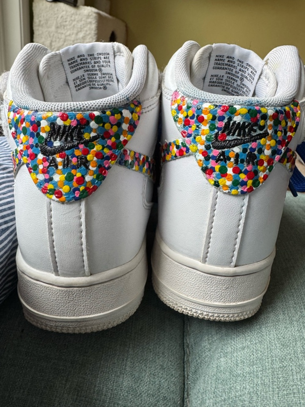Nike Air Force Ones, Custom painted - Picture 3 of 12